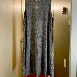 Old navy gray soft knit swing dress